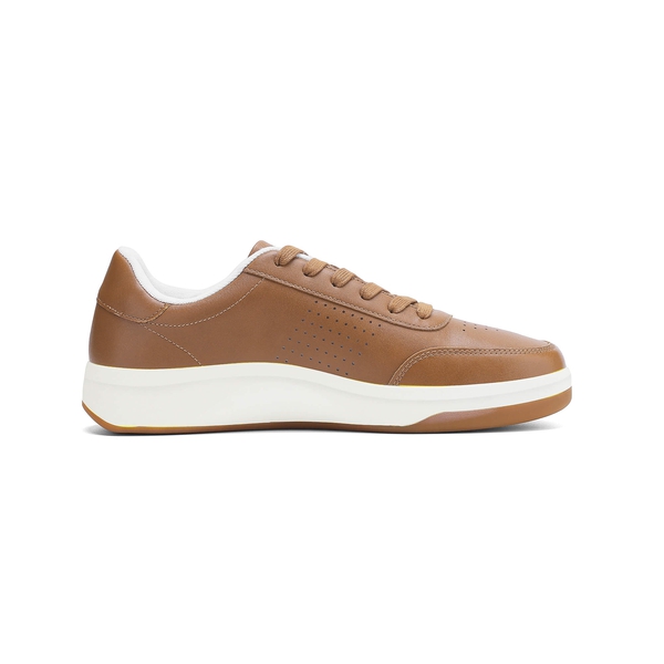 Men's Arch Support Fashion Sneakers - BROWN - 2